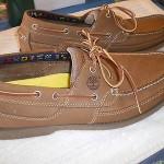 TIMBERLAND MENS TAN LEATHER BOAT DECK LOAFERS CASUAL SHOES SIZE 11.5 M US