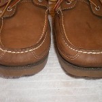 TIMBERLAND MENS TAN LEATHER BOAT DECK LOAFERS CASUAL SHOES SIZE 11.5 M US