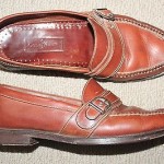 Cole Haan brown leather buckle loafers, size 11.5 m, excellent!