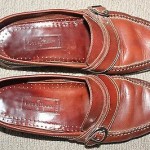 Cole Haan brown leather buckle loafers, size 11.5 m, excellent!
