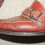 Cole Haan brown leather buckle loafers, size 11.5 m, excellent!