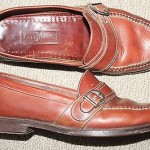 Cole Haan brown leather buckle loafers, size 11.5 m, excellent!
