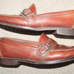 Cole Haan brown leather buckle loafers, size 11.5 m, excellent!