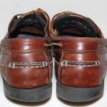 TIMBERLAND MENS DARK BROWN LEATHER BOAT DECK LOAFERS CASUAL SHOES SIZE 13