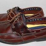 TIMBERLAND MENS DARK BROWN LEATHER BOAT DECK LOAFERS CASUAL SHOES SIZE 13