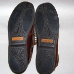 TIMBERLAND MENS DARK BROWN LEATHER BOAT DECK LOAFERS CASUAL SHOES SIZE 13