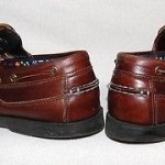 TIMBERLAND MENS DARK BROWN LEATHER BOAT DECK LOAFERS CASUAL SHOES SIZE 13