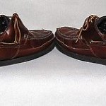 TIMBERLAND MENS DARK BROWN LEATHER BOAT DECK LOAFERS CASUAL SHOES SIZE 13