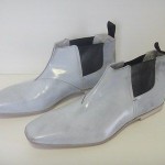 HUGO BOSS BOOTS MEN,S GRAY EU44,5/US11,5 AUTHENTIC& NEW REG$650