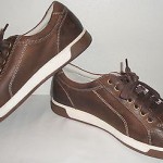 COLE HAAN Nike Air Brown Leather Casual Sneakers Sz 8.5M