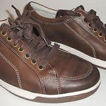 COLE HAAN Nike Air Brown Leather Casual Sneakers Sz 8.5M