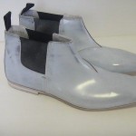 HUGO BOSS BOOTS MEN,S GRAY EU43/US10 AUTHENTIC& NEW REG$650