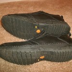 Mens Timberland GSR sz 10.5M black leather slipon comfort oxford loafer shoes
