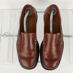 Mens COLE HAAN NIKE AIR casual brown leather loafers shoes sz. 10.5 M