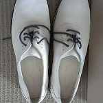 Cole Haan Air Franklin Saddle Oxfords 11.5 White Suede Blue Sole