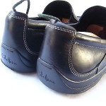 COLE HAAN BLACK LEATHER SLIP ON  LOAFERS  MENS SIZE 9.5 MEDIUM