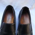 COLE HAAN BLACK LEATHER SLIP ON  LOAFERS  MENS SIZE 9.5 MEDIUM