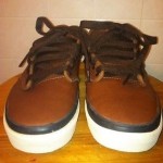 VANS AGED BROWN LEATHER MENS SIZE 7 (only Wore Twice)