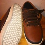 VANS AGED BROWN LEATHER MENS SIZE 7 (only Wore Twice)