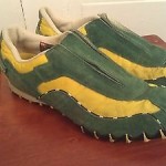 Men’s Diesel Shoes US 10 Vintage Green and Yellow Diesel