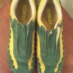 Men’s Diesel Shoes US 10 Vintage Green and Yellow Diesel