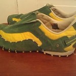 Men’s Diesel Shoes US 10 Vintage Green and Yellow Diesel