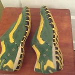 Men’s Diesel Shoes US 10 Vintage Green and Yellow Diesel