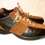 COLE HAAN NIKE AIR BLACK LEATHER & BROWN SUEDE OXFORDS MENS SZ 11.5 M