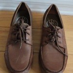 CLARKS Mens Brown Leather Boat Shoes Loafers Moccasins Sz 12M NEW!