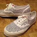 Men’s Custom Vans Authentic Shoes, 10 (RARE)