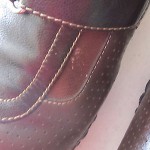 Men’s Cole Haan Nike Air brown leather velcro strap perforated sneakers sz 9.5M