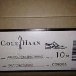 Cole Haan – Nike Air Colton Brown Leather/ Cream Canvas Wingtip Shoe – Men’s 10M