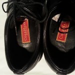 COLE HAAN COUNTRY Men’s Black Peble Leather Oxfords Shoes 10.5M