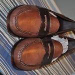 Mens Cole Haan Air Monroe Two Tone Penny Loafers 12 New