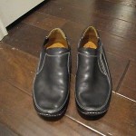 Cole Haan black leather slip ons Nike air G series  9.5M – never worn- EUC