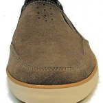 Mens Clarks&reg; 63576 “Munson” Taupe Suede Leather Slip-On Shoes Med Width Sz 10