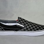 VANS Classic Slip On Canvas Black/Pewter Checkerboard New NWOB Mens 11.5