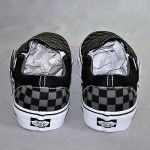 VANS Classic Slip On Canvas Black/Pewter Checkerboard New NWOB Mens 11.5