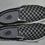 VANS Classic Slip On Canvas Black/Pewter Checkerboard New NWOB Mens 11.5