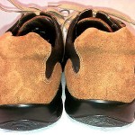 COLE HAAN NIKE AIR BLACK LEATHER & BROWN SUEDE OXFORDS MENS SZ 11.5 M