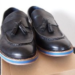 Cole Haan C11319 South St Tassel Slip On Black Loafer Size 12