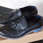 Cole Haan C11319 South St Tassel Slip On Black Loafer Size 12