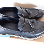 Cole Haan C11319 South St Tassel Slip On Black Loafer Size 12