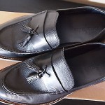 Cole Haan C11319 South St Tassel Slip On Black Loafer Size 12