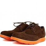 Mens COLE HAAN LunarGrand Wingtip Dark Brown Suede Oxfords Shoes NEW Size 14