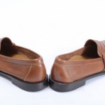 Cole Haan 01462 Douglas 9.5 M Saddle Tan Leather Penny Moc Loafer Shoe GPA322