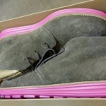 Cole Haan Nike Lunargrand Chukka Grey Suede Sz 9.5 10 NEW $278 pink