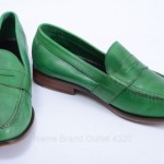 Cole Haan Air Monroe Penny C10374 green 10.5 leather moc loafer shoe $198 GPA333