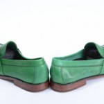 Cole Haan Air Monroe Penny C10374 green 10.5 leather moc loafer shoe $198 GPA333