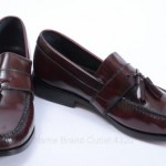Cole Haan C09889 Monroe 10 M Oxblood Leather Tassel Slip Moc Loafer Shoe GPA314